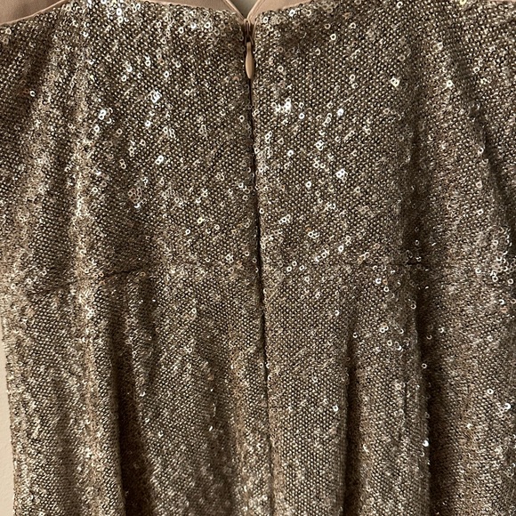 Vince Camuto Gold sequins dress size 2 - Picture 5 of 7